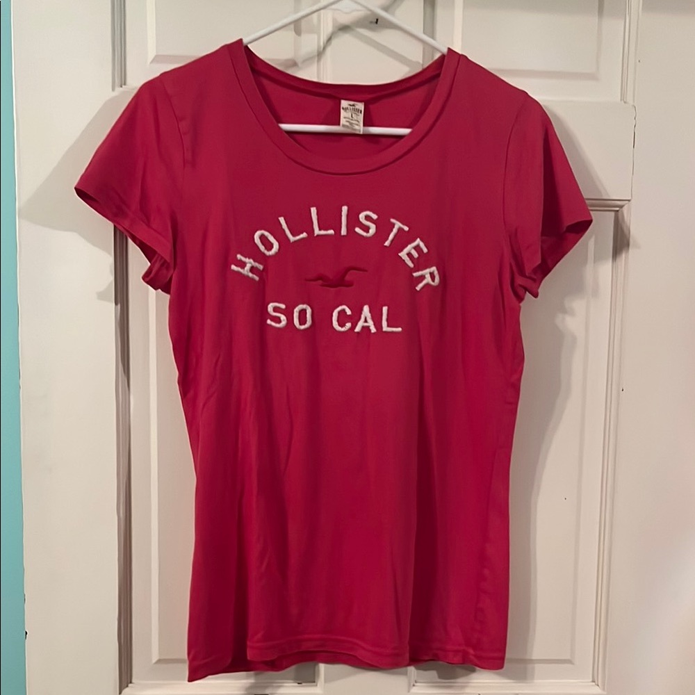 Hollister Women's Red So Cal Tee